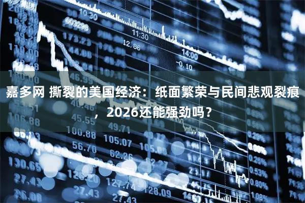 嘉多网 撕裂的美国经济：纸面繁荣与民间悲观裂痕，2026还能强劲吗？